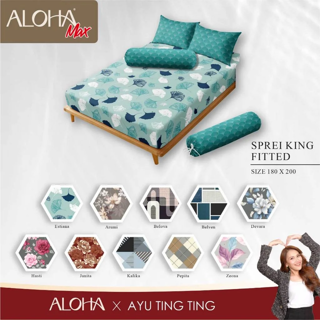Aloha Max x Ayu Ting Ting — Sprei King