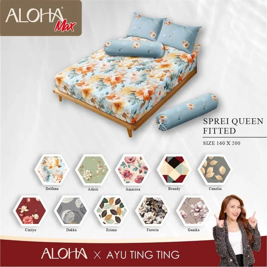 Aloha Max x Ayu Ting Ting — Sprei Queen
