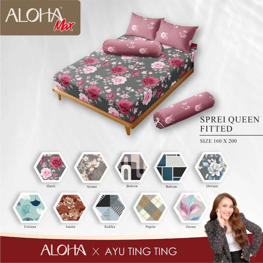 Aloha Max x Ayu Ting Ting — Sprei Queen